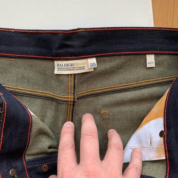 Selling my Raleigh Denim Worshop jeans. Tried on, just not for me. - Picture 7 of 16
